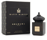 Shahama Eau de Parfum 100ml intensiver orientalischer Duft
Matin Martin Shahama Flakon hochwertiges Design Parfum Bild
Shahama Duft 100ml stark markant langanhaltend Eau de Parfum
Matin Martin Shahama Unisex Duft würzig holzig Leder Parfum