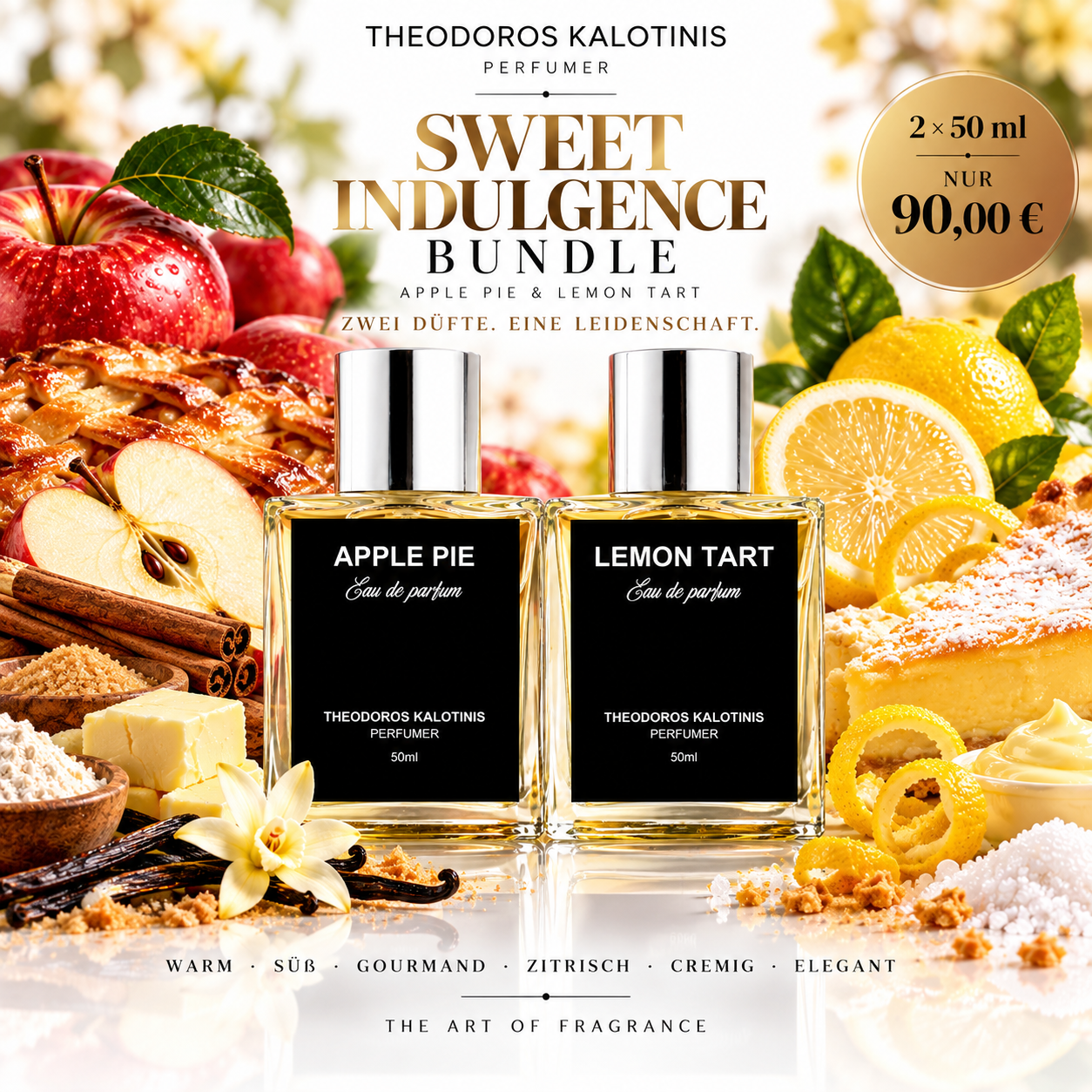 Theodoros Kalotinis Apple Pie & Lemon Tart – 2er Bakery Bundle