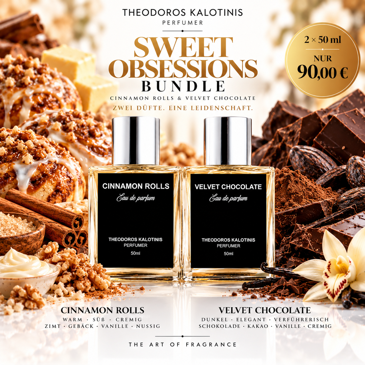 Theodoros Kalotinis Cinnamon Rolls & Velvet Chocolate – 2er Gourmand Bundle