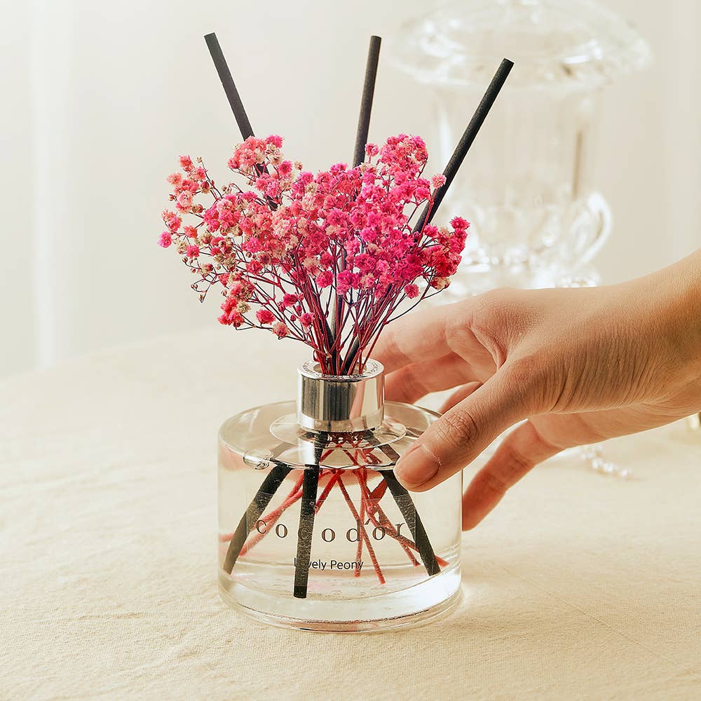 Cocodor Rosenduft Diffuser Raumduft 120 ml mit Blumen Dekoration und angenehmer Duftabgabe
Raumduft Diffuser kaufen Rosenduft Cocodor Flower Diffuser mit rosa Schleierkrautblüten 120 ml