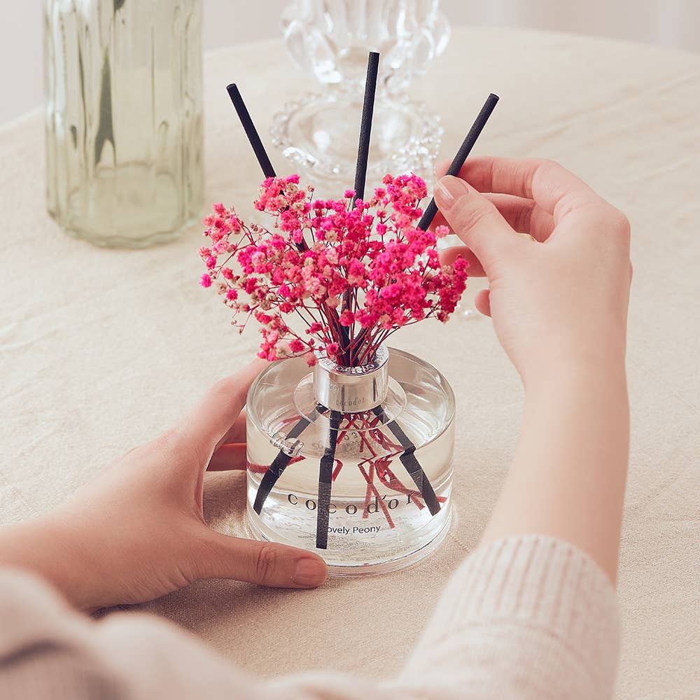 Raumduft Diffuser Rosenduft mit Blumen 120 ml für stilvolle Raumgestaltung kaufen
Raumduft mit Rosen Duftstäbchen Cocodor Flower Diffuser 120 ml mit Moschus Note kaufen