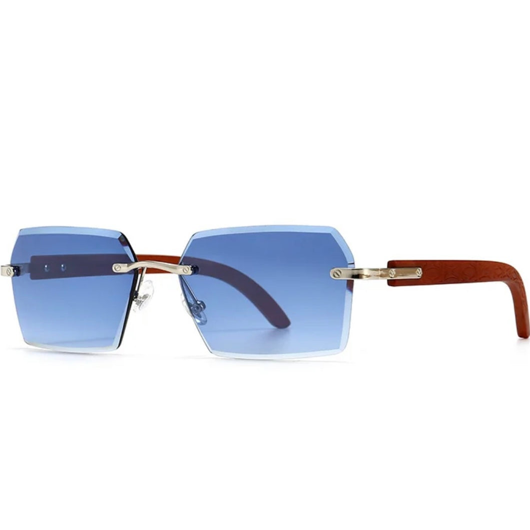 "Retro-Sonnenbrille mit dunklen Gläsern und goldenem Rahmen" "Vintage-Sonnenbrille mit runden Gläsern und dünnem Metallrahmen" "Retro-Sonnenbrille mit verspiegelten Gläsern und markantem Rahmen" "Klassische Sonnenbrille im Retro-Stil mit kantigem Rahmen" "Retro-Sonnenbrille mit getönten Gläsern und breitem Kunststoffrahmen"