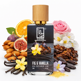 The Dua Brand Fig & Vanilla neben anderen Nischendüften – Feigen-Vanille Extrait de Parfum, süß, cremig und luxuriös