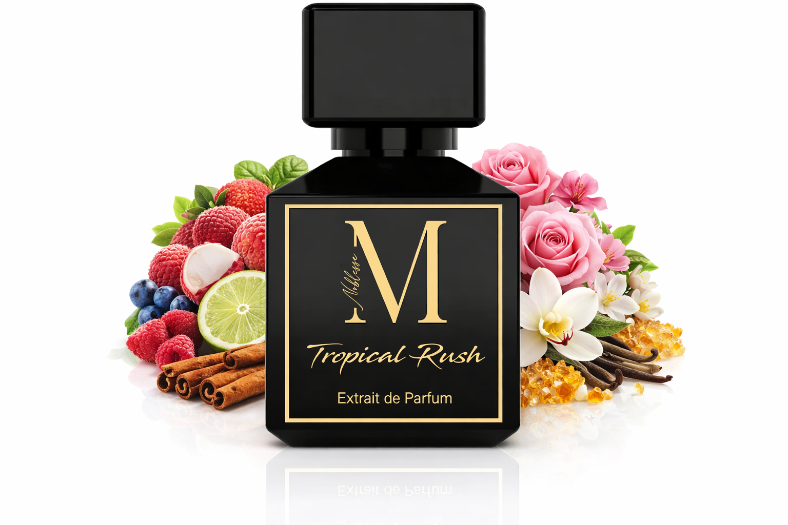 Maison Noblesse Tropical Rush Duft fruchtig süß Litschi Beeren Parfum
Maison Noblesse Tropical Rush Parfum 50ml Extrait blumig süßer Duft
Maison Noblesse Tropical Rush Duftnoten Litschi Bergamotte Jasmin Vanille
Maison Noblesse Tropical Rush Parfum unisex fruchtig blumiger Sommer Duft