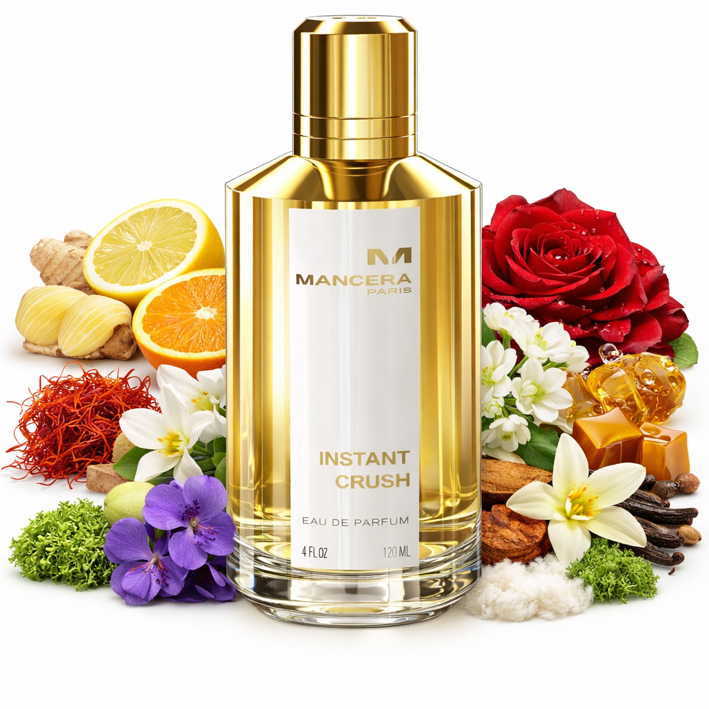 Mancera Instant Crush Eau de Parfum Flakon 120 ml warmer Amber Duft mit Vanille und Moschus

Mancera Instant Crush Nischenduft 120 ml Parfum mit Safran Zitrus und marokkanischer Rose

Mancera Instant Crush Parfum 120 ml luxuriöser Unisex Duft mit Amber Vanille und Sandelholz