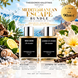 Theodoros Kalotinis Mediterranean Escape Bundle – Sea God + Jasmine of Athens