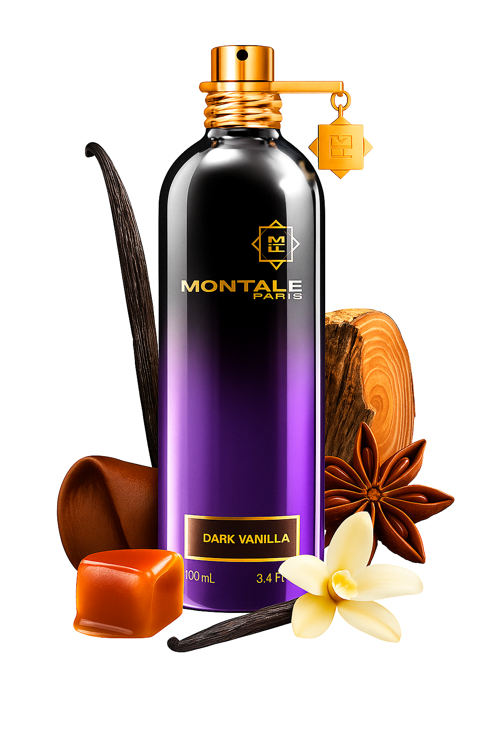 Montale Dark Vanilla 100 ml – intensiver Duft mit dunkler Vanille, Gewürzen und Sandelholz – orientalisch, tief und verführerisch.

Unisex-Duft Montale Dark Vanilla – warmer, holziger Duft mit Oud und Leder – edel, geheimnisvoll und langanhaltend.