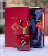 "Luxuriöser Nischenduft Aman von Noème Paris – warmer, spiritueller Duft mit intensiver Sillage, ideal für Liebhaber orientalischer, würziger und fruchtiger Parfums."

"Noème Paris Aman 100 ml – hochwertiges Eau de Parfum mit dunkler Vanille, Sandelholz und Weihrauch – moderner, mystischer Signature-Duft."