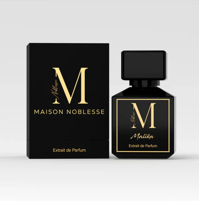 Maison Noblesse Malika kaufen Deutschland – 50 ml Extrait de Parfum mit intensiver Haltbarkeit und luxuriösem Duftcharakter. Fruchtige Madawi Duftalternative mit Pfirsich, Apfelblüte, Ananasblüte, Rose und Moschus.