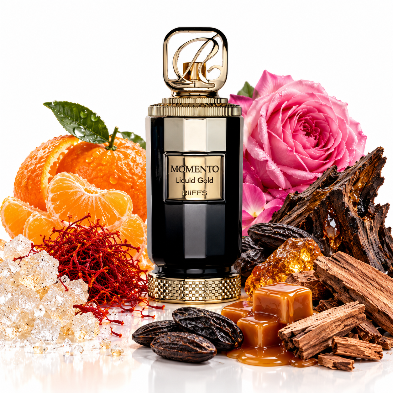 Riiffs Momento Liquid Gold Extrait Leon Absolute
Riiffs Momento Liquid Gold Unisex Parfum 100 ml
Riiffs Momento Liquid Gold orientalischer Duft kaufen
Riiffs Momento Liquid Gold süß würziger Duft
Riiffs Momento Liquid Gold holzig würziges Extrait de Parfum
