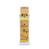 
Erlebe mit Swiss Arabian Spirit of Bali einen Duft, der die Seele tropischer Inseln in sich trägt – ein Parfum voller Wärme, Leichtigkeit und sinnlicher Tiefe.

Die Komposition eröffnet mit einem spritzigen Hauch exotischer Früchte, der an sonnenverwöhnte Küsten erinnert. In der Herznote entfalten sich cremige Kokosnuss und zarte Blüten, die sich mit feiner Vanille zu einem harmonischen, süß-warmen Akkord verweben. Abgerundet wird das Erlebnis durch Amber und Moschus, die dem Duft Tiefe und Eleganz verleih