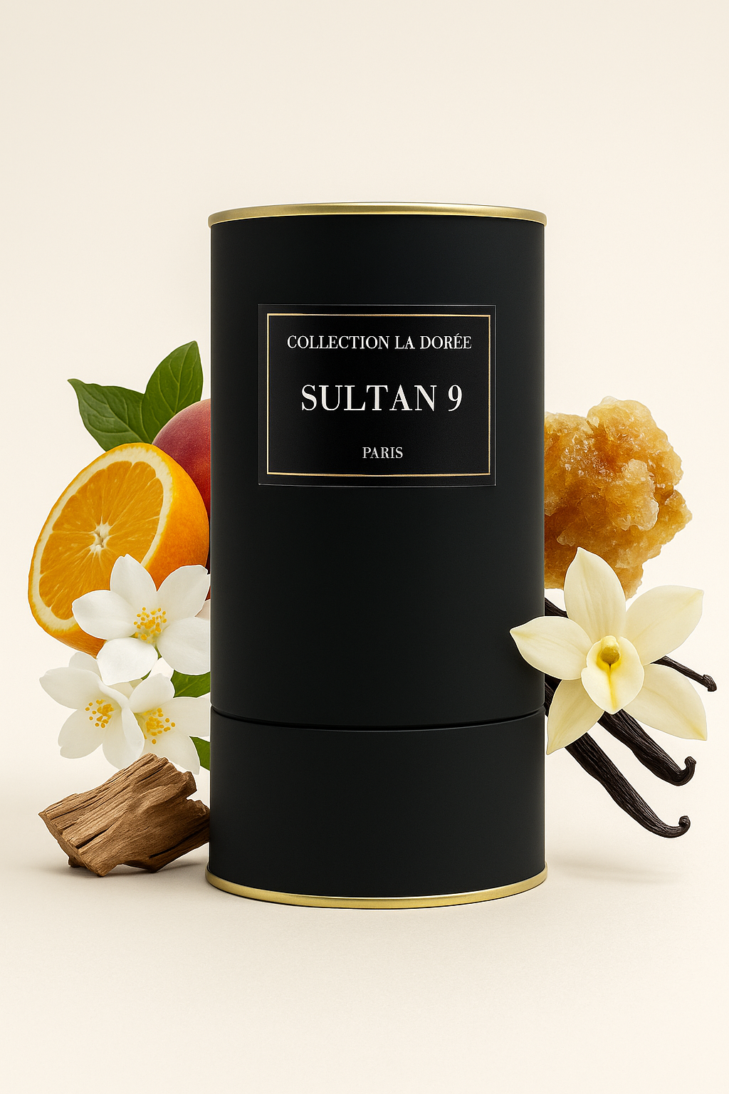 Luxuriöses Parfum Sultan No. 9 – Eau de Parfum 50 ml: edler, orientalischer Duft mit weißem Moschus, Sandelholz, Äpfeln und Oud. Holzig-moschus-blumige Komposition, hypnotisch, warm und langanhaltend – perfekt für Abend und besondere Anlässe.
