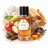 Sultan Nr. 9 Collection Prestige Parfum Flasche mit Duftnoten Apfel, Oud und Sandelholz