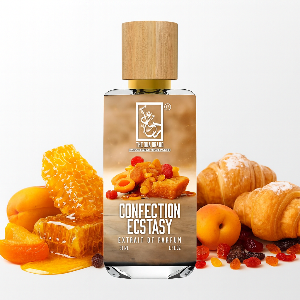 Confection Ecstasy Parfum 30 ml luxuriöser Dessert Duft

The Dua Brand Confection Ecstasy Luxus Duft Wildhonig Rum Vanille

Confection Ecstasy Duft süß warm orientalisch

The Dua Brand Confection Ecstasy Designer Line Parfum