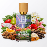 Dua Garden of Rainbows 34ml fruchtig floraler holziger Duft

The Dua Brand Garten der Regenbögen 34ml Parfum mit Granatapfel

Dua Garden of Rainbows Extrait 34ml mit Zitrusnoten und Basilikum