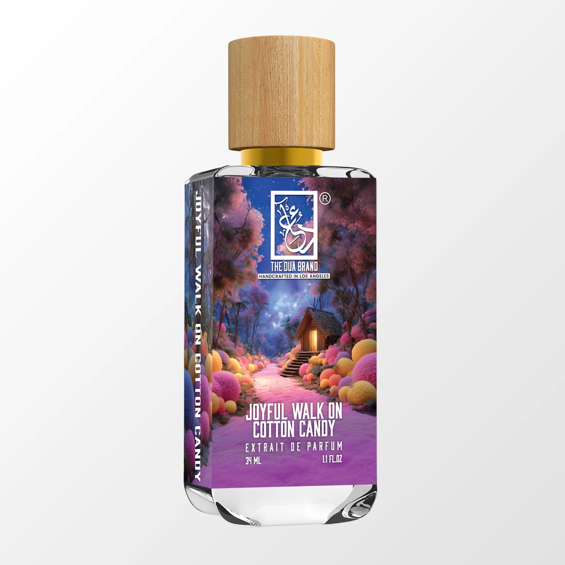 The Dua Brand Joyful Walk on Cotton Candy Parfum 34ml fruchtig süßer Duft mit Moschus Vanille und Holzakkorden