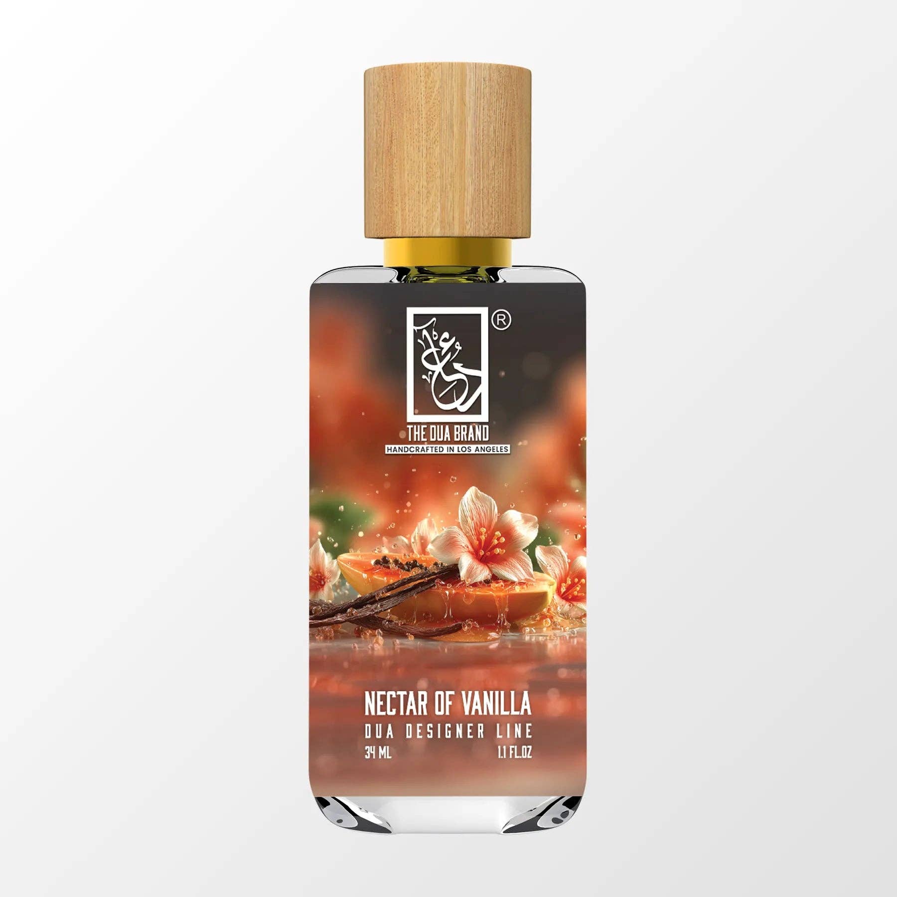 Dua Brand Nectar of Vanilla 34ml mit gezuckertem Tangelo und Pfirsichblüte

The Dua Brand Nektar der Vanille Extrait 34ml mit Kokosnuss-Orchidee

Dua Nectar of Vanilla 34ml Duft mit Jasmin Tau und cremiger Vanille