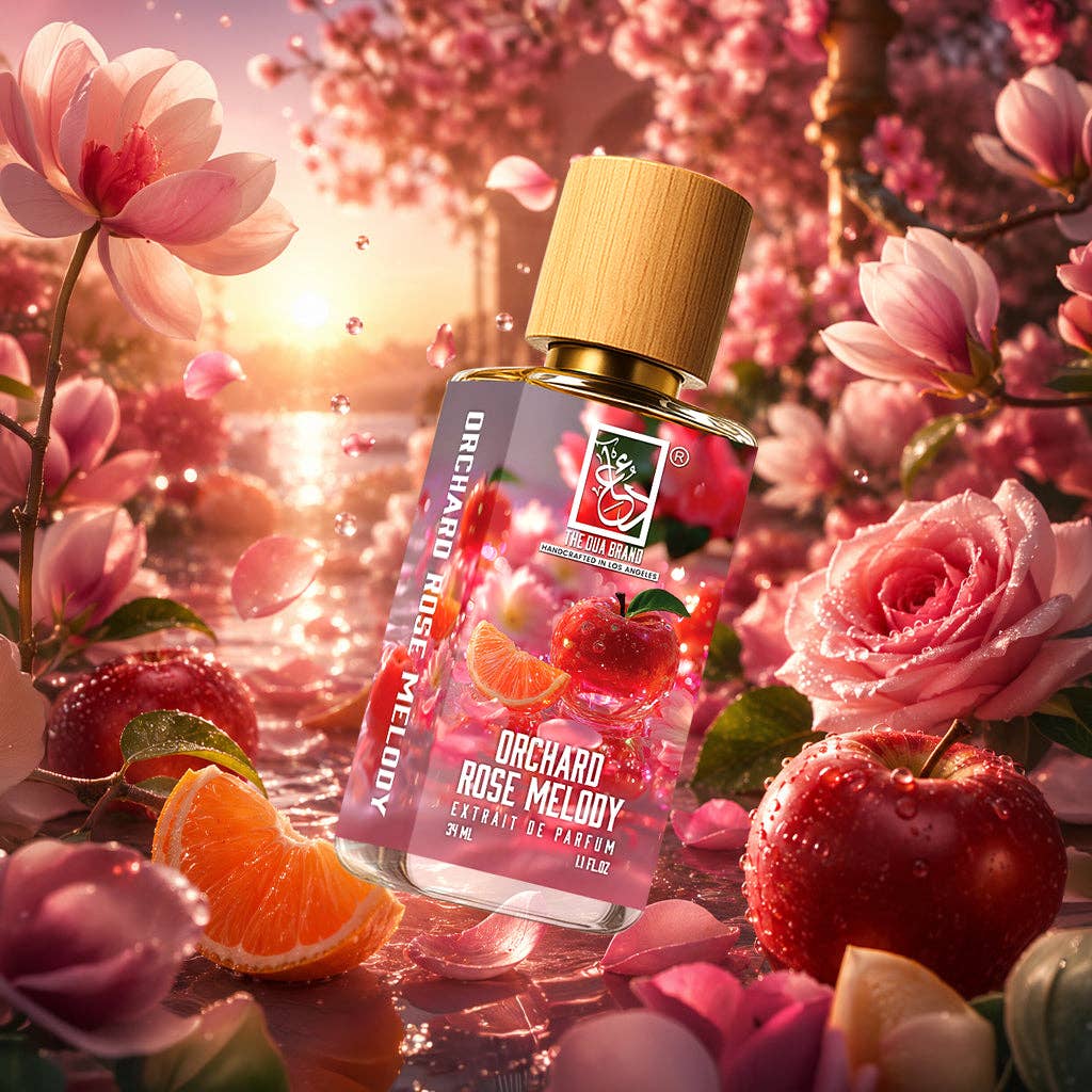 The Dua Brand Orchard Rose Melody Premium Extrait – Granatapfel, Rose und Ambroxan perfekt vereint

The Dua Brand Orchard Rose Melody 34 ml Original – exklusiver Duft mit außergewöhnlicher Haltbarkeit

The Dua Brand Orchard Rose Melody Duft mit Apfel, Grenadine und weißem Moschus – elegant und langanhaltend

The Dua Brand Orchard Rose Melody Nischenduft – fruchtige Eleganz mit floraler