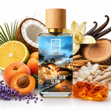 The Dua Brand Second Skin Glow Extrait de Parfum 34 ml – exklusives Unisex-Parfum mit spritzigen Zitrusnoten, Apricot Skin, Coconut Foam, cremiger Vanille und warmer Amber-Holz-Basis.