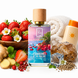 The Dua Brand Strawberries By the Poolside Extrait de Parfum 34 ml – exklusiver Sommerduft mit saftigen Erdbeeren, aquatischen Noten, Sonnencreme-Akkord und warmer Ambergris-Basis für Damen und Herren.