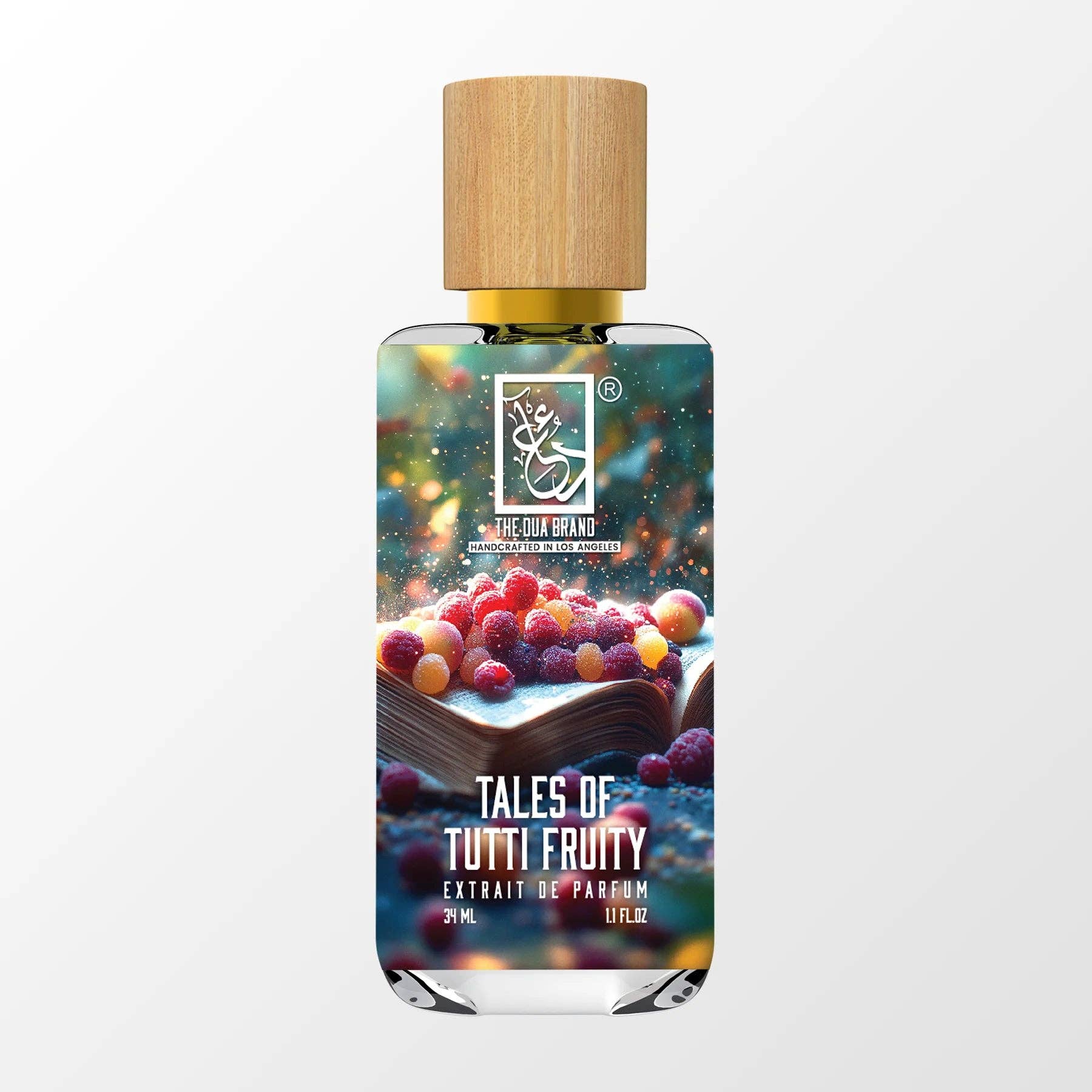 The Dua Brand Tales of Tutti Frutti Extrait de Parfum 34 ml – luxuriöser Fruchtgourmand

The Dua Brand Tales of Tutti Frutti Duftnoten visualisiert mit Pfirsich, Apfel und Schlagsahne

The Dua Brand Tales of Tutti Frutti Gourmand-Duft kaufen – cremige Vanille und kandierte Früchte