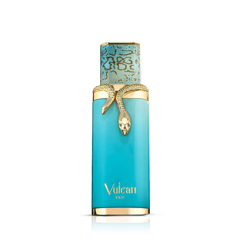 French Avenue Vulcan Feu Parfum – intensiver, exotischer Duft mit Rhabarber, Rosa Pfeffer und Ambergris – elegantes Eau de Parfum 100 ml.

Vulcan Feu – luxuriöser Duft von French Avenue – fruchtig-würzig mit Mango, Tonkabohne und Moos – sinnliches Unisex Eau de Parfum.

French Avenue Vulcan Feu – orientalisch-gourmandiges Parfum mit Mango, Zitrone, Praline und Amber – exklusiver Duft 100 ml.