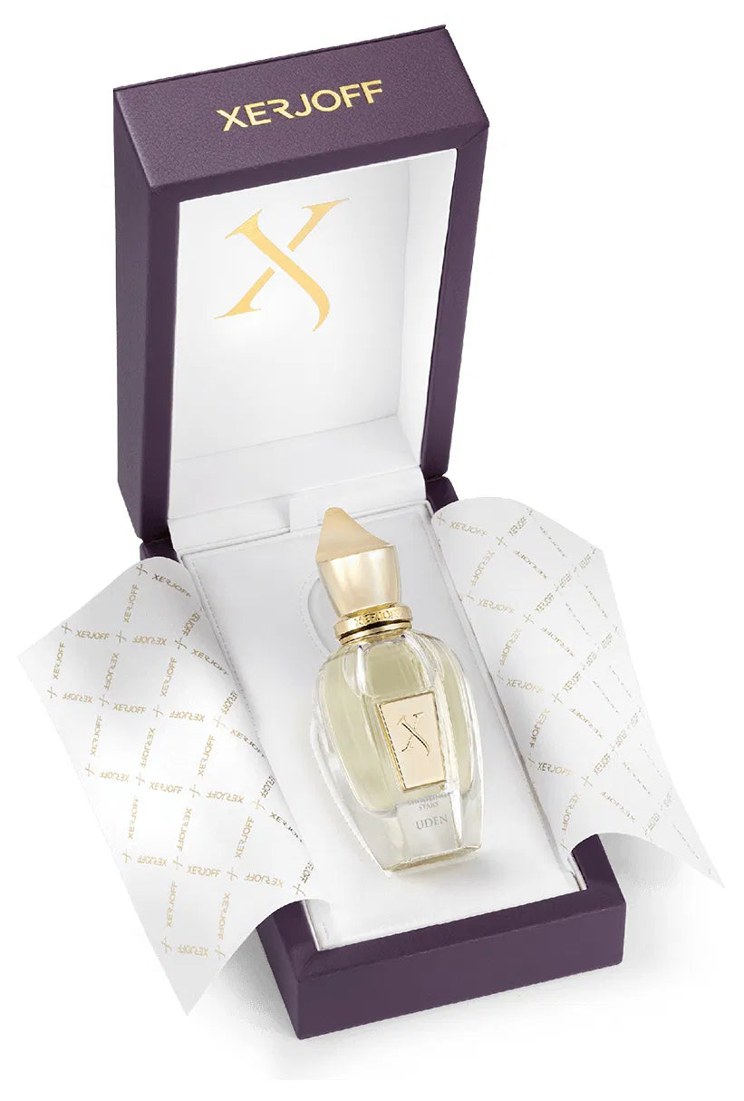 Xerjoff Uden Nischenparfum – stilvoller Duft mit Zitrusfrische und warmer Vanillebasis

Xerjoff Uden Eau de Parfum Flasche – moderner Herrenduft frisch süß holzig

Xerjoff Uden Signature Duft – Zitrus, Rum, Kaffee und Moschus perfekt ausbalancier