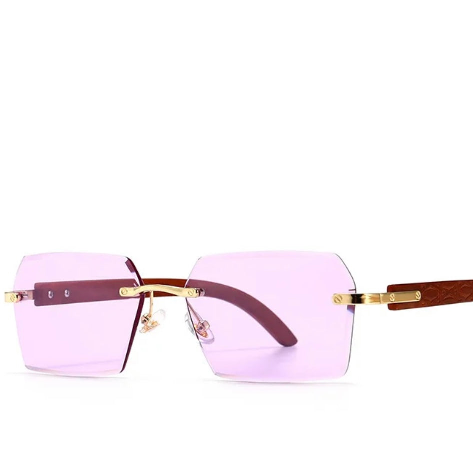 Retro Sonnenbrille ohne Rahmen: Stilvolle Vielfalt in verschiedenen Farbtönen" "Rahmenlose Retro Sonnenbrille: Ein Hauch von Vintage-Chic in bunter Auswahl" "Retro Sonnenbrille: Klassisches Design ohne Rahmen, verschiedene Farben" "Rahmenlose Retro Sonnenbrille: Modische Farbpalette für individuelle Stile" "Retro Sonnenbrille ohne Rahmen: Einzigartiger Look in vielen bunten Nuancen"