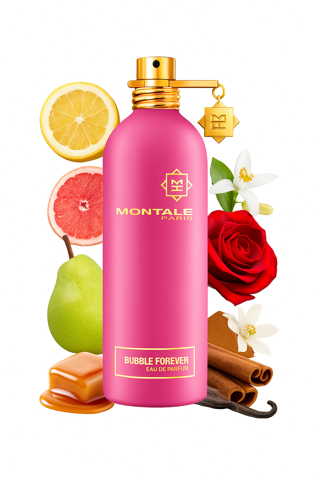 Montale bubble forever duftbeschreibung – Spritziger, eleganter Duft mit Zitrone, Neroli, Jasmin und Toffee; modern, gourmandig und sinnlich.

montale bubble forever eau de parfum 100ml – Exklusives Eau de Parfum von Montale, 100 ml, lebendig-fruchtig mit warmer Amber-Vanille-Basis.