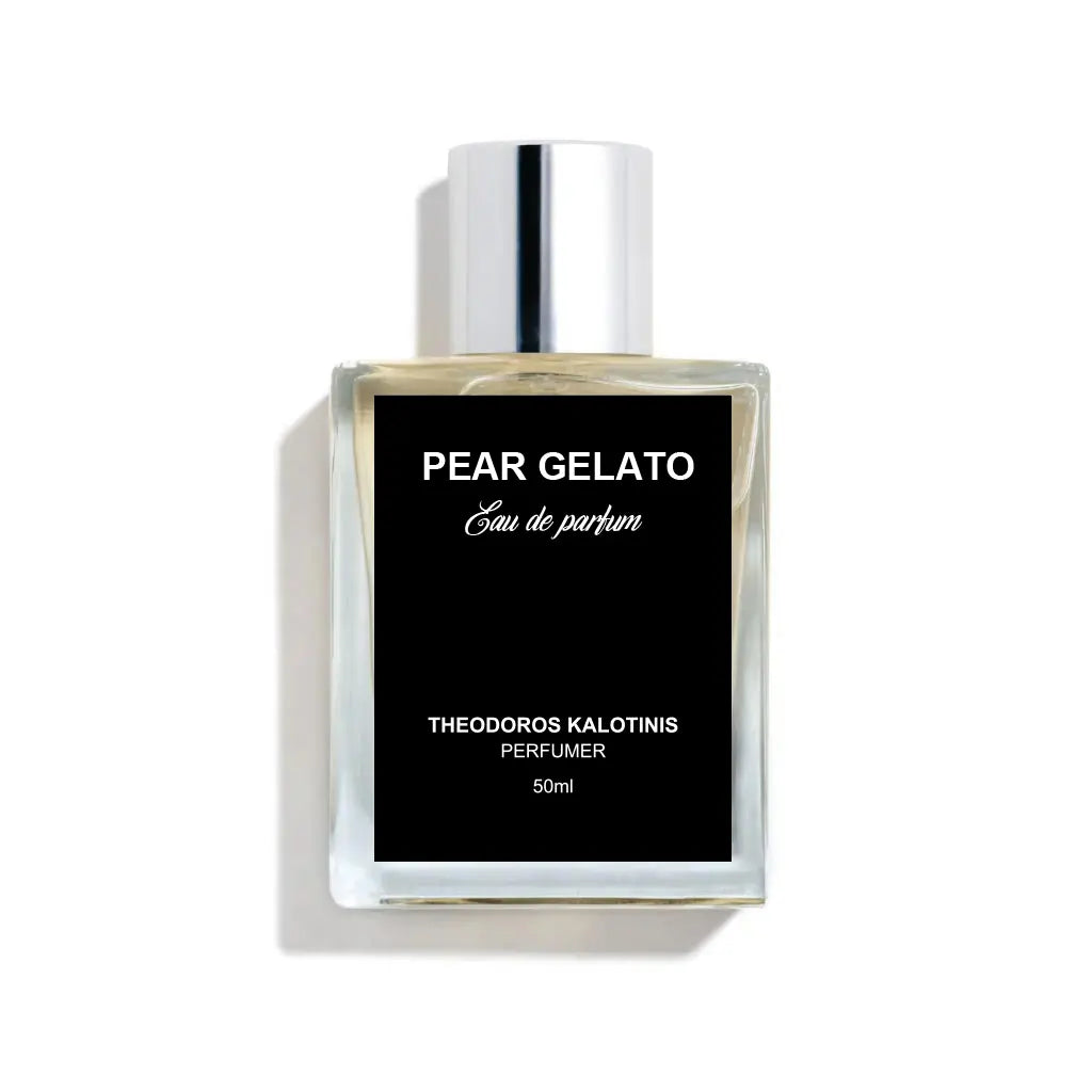 Pear Gelato Parfum 50 ml – Theodoros Kalotinis Birnen Gelato Duft kaufen
Theodoros Kalotinis Pear Gelato 50 ml kaufen – süßer cremiger Unisex Gourmand
Pear Gelato von Theodoros Kalotinis – Birne Vanille Eiswaffel Parfum online kaufen