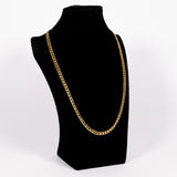 Kollektion: Ketten/ Chains  Länge: 54 cm   Gewicht: 22 Gram  Material: Edelstahl   Sofort versandfertig, Lieferfrist 2-5 Tage, Kette Damen Gold besteht aus hochwertigem Edelstahl, Stainless Steel und ist Nickelfrei und Wasserfest. Die Buchstaben sind aus Zirkonia 925er Sterling. Die Namenskette ist frei konfigurierbar. Die Kette hat 40cm und kann bis zu 5cm erweitert werden. Entscheide selbst, welche Buchstaben gewählt werden
